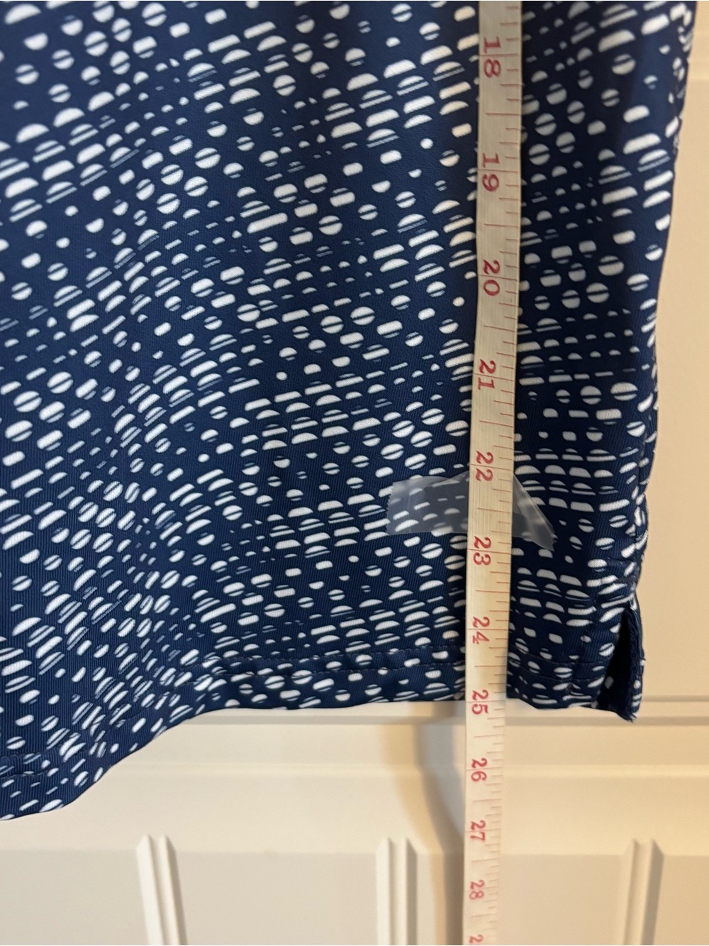 Pebble Beach Navy and White Printed Polo Size Women's M - Picture 8 of 8
